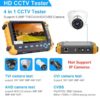 Anpviz 5 Inch 4-in-1 CCTV Monitor Tester, AHD/TVI/CVI/CVBS Coaxial Analog Video Monitor Tester, UTP/PTZ Cable Test for 8MP/5MP/4MP/1080P Analog Security Camera, VGA DC12V Output Camera Portable CCTV Tester - Image 6