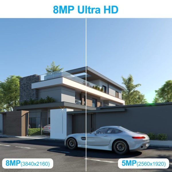 Anpviz 8CH 4K NVR 8MP POE IP Customized Camera Plug&Play System CCTV Outdoor Security Surveillance Kit Remote View H.265 IR 100ft - Image 3