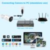 Anpviz 5MP Bullet POE IP Camera with Mic/Audio, 2.8mm Lens Security Camera for Outdoor Indoor, Motion Detection, 98ft IR Night Vision, Up to 256GB MicroSD for 24/7 Recording - Image 3