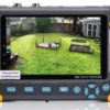 Anpviz 5 Inch 4-in-1 CCTV Monitor Tester, AHD/TVI/CVI/CVBS Coaxial Analog Video Monitor Tester, UTP/PTZ Cable Test for 8MP/5MP/4MP/1080P Analog Security Camera, VGA DC12V Output Camera Portable CCTV Tester