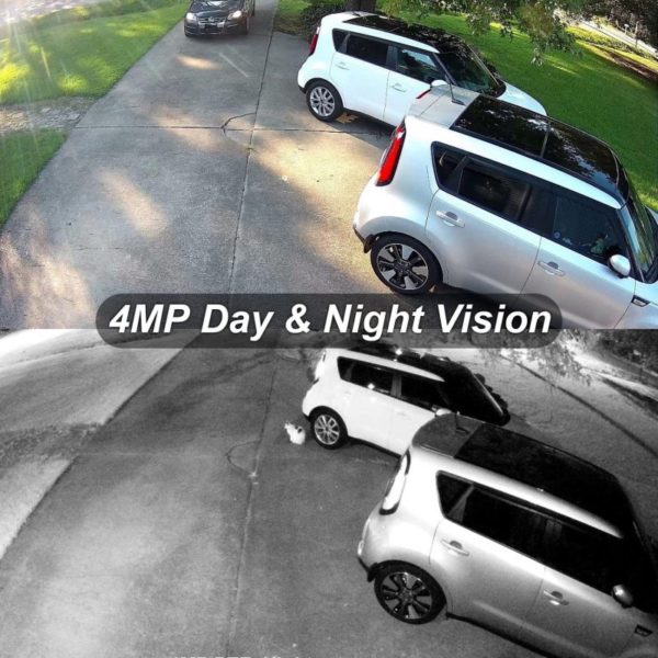 Anpviz 4MP PoE IP Turret Camera with Microphone/Audio, IP Security Camera Outdoor Indoor, Night Vision 50ft, Waterproof IP66, 108° Wide Angle 2.8mm Lens, 24/7 Recording - Image 6