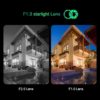 Anpviz 4MP poe ip camera full color camera Turret Outdoor F1.0 largest aperture 24/7 color image Built in mic and SD card slot - Image 2